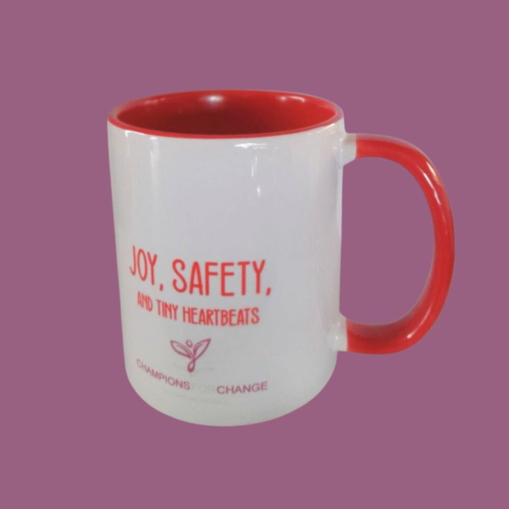 Children Playing Mug (Red)